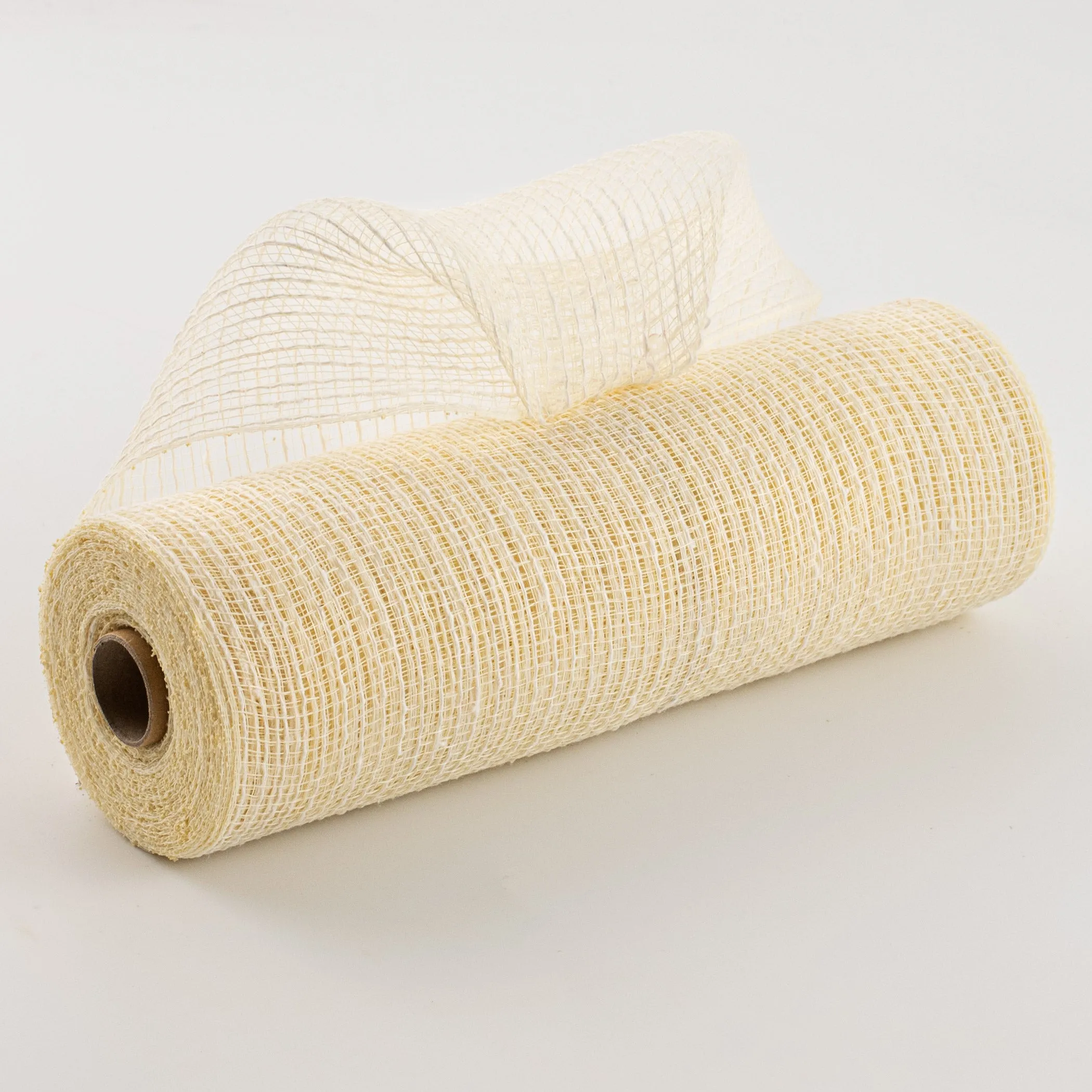 10" Burlap Deco Mesh: Ivory (10 Yards)