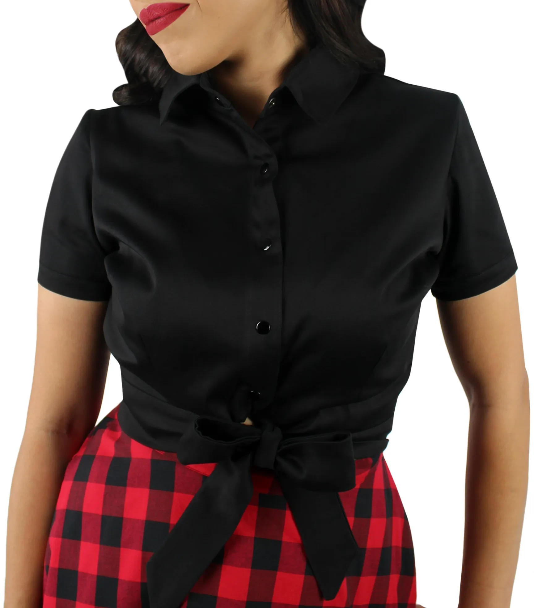 1950s Black Knot Top XS-4XL #BKT