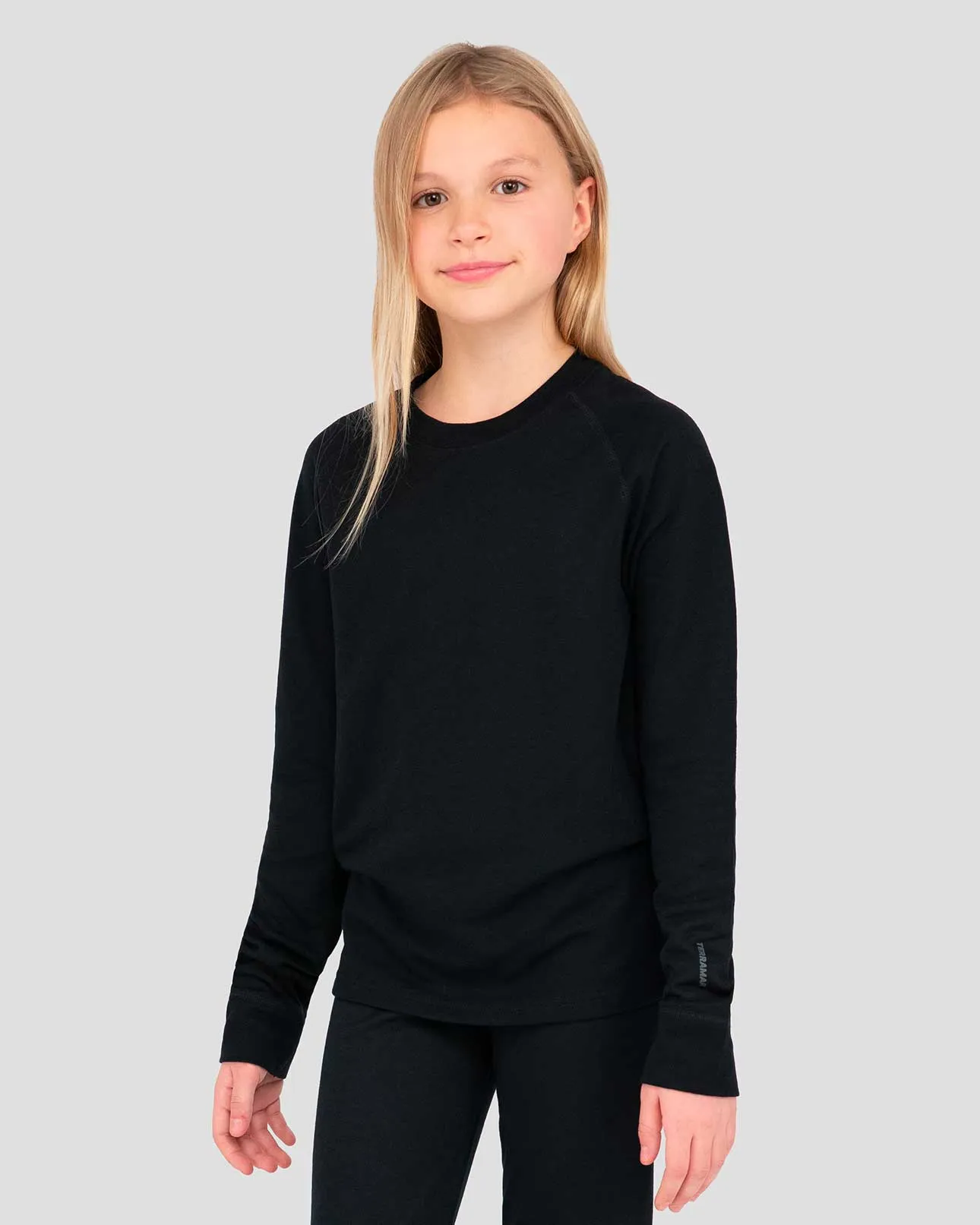 2.0 Kids' Thermapeak® Heritage Midweight Thermal Crew Shirt