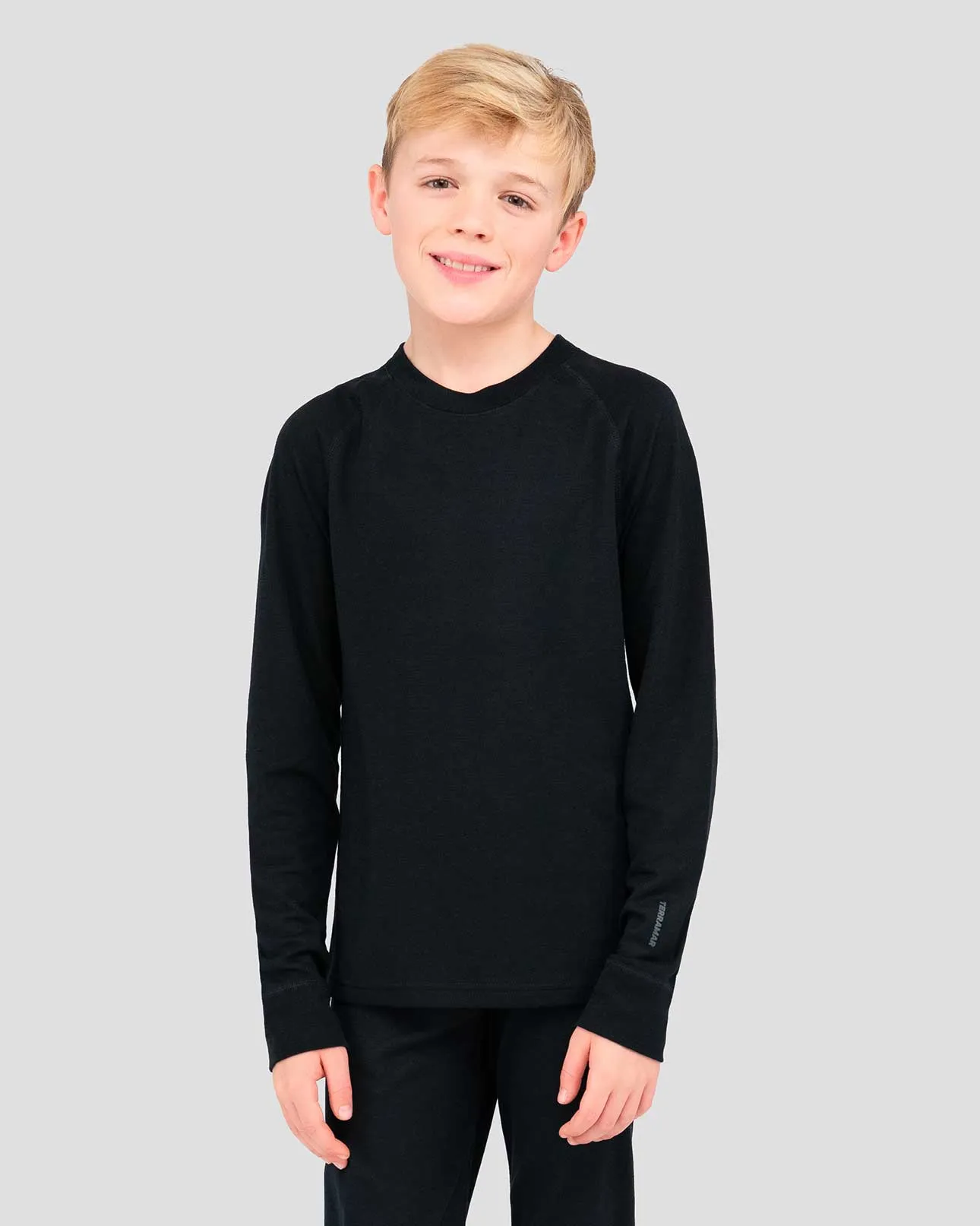 2.0 Kids' Thermapeak® Heritage Midweight Thermal Crew Shirt