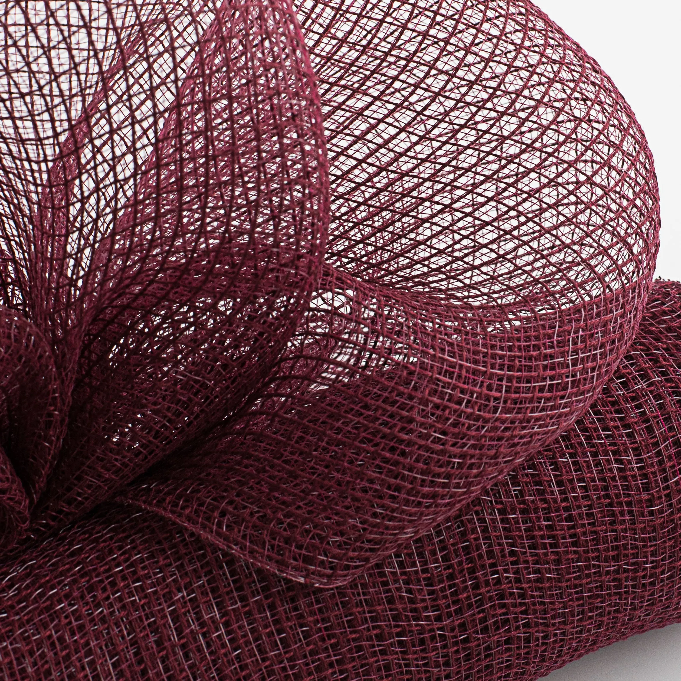 21" Fabric Mesh: Burgundy