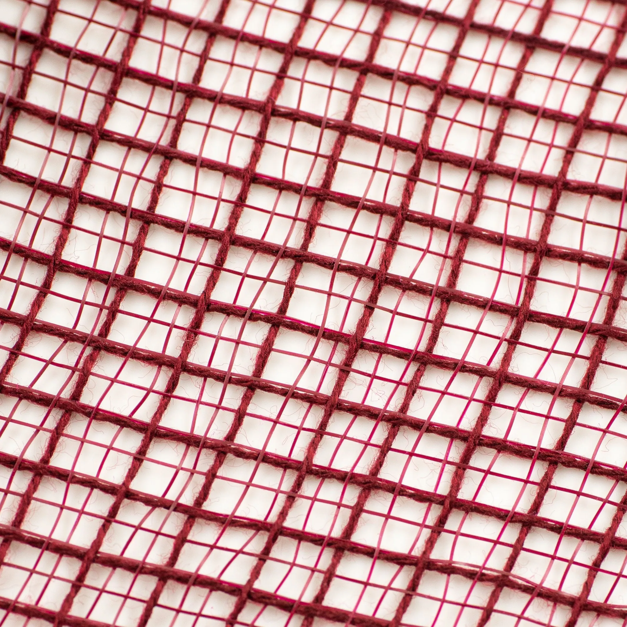 21" Fabric Mesh: Burgundy