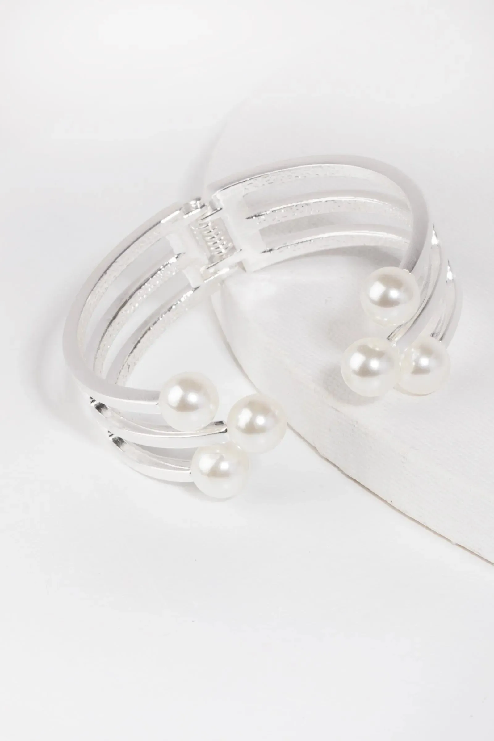 6 Pearl Cuff Bracelet