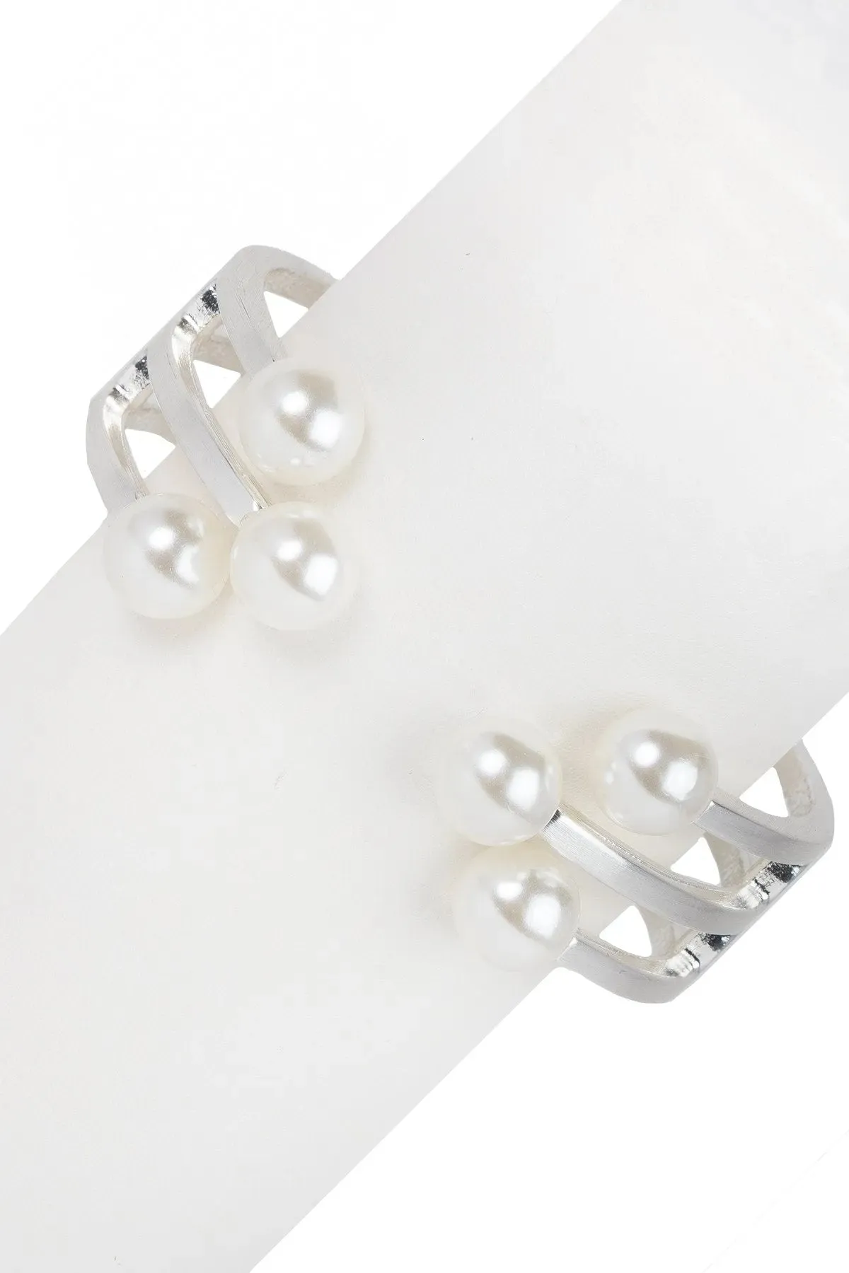 6 Pearl Cuff Bracelet