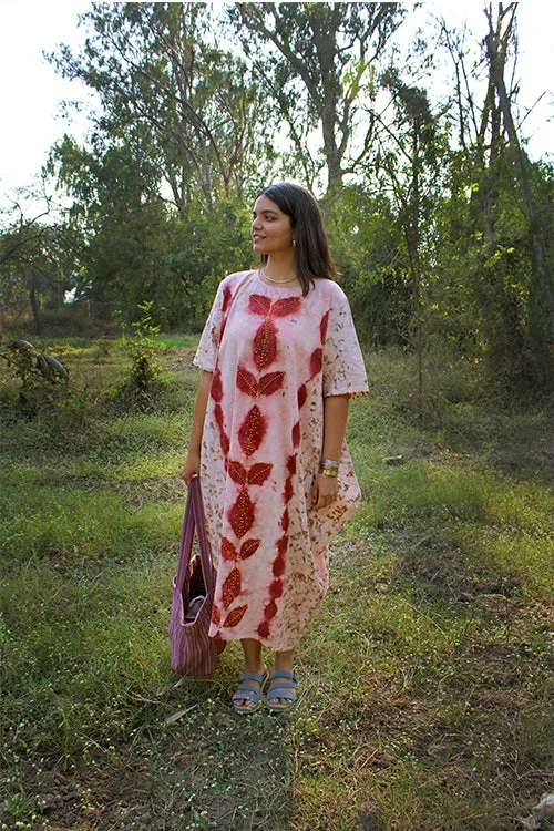 Bageeya "Baag Bahar" Handspun Organic Cotton Cowl Dress