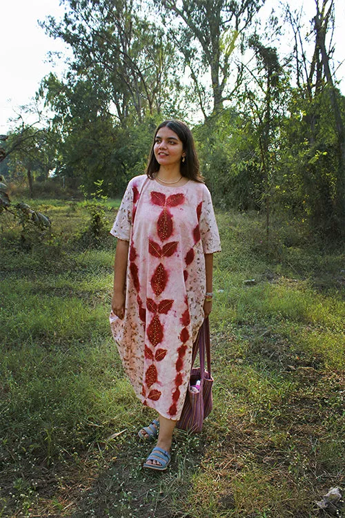 Bageeya "Baag Bahar" Handspun Organic Cotton Cowl Dress