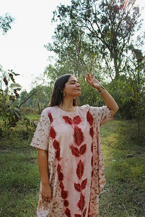 Bageeya "Baag Bahar" Handspun Organic Cotton Cowl Dress