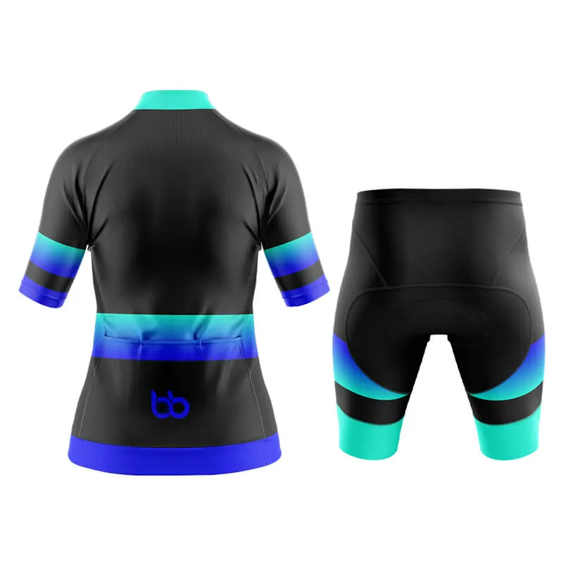 BB Gradient Aero Cycling Kit (Blue-Teal)