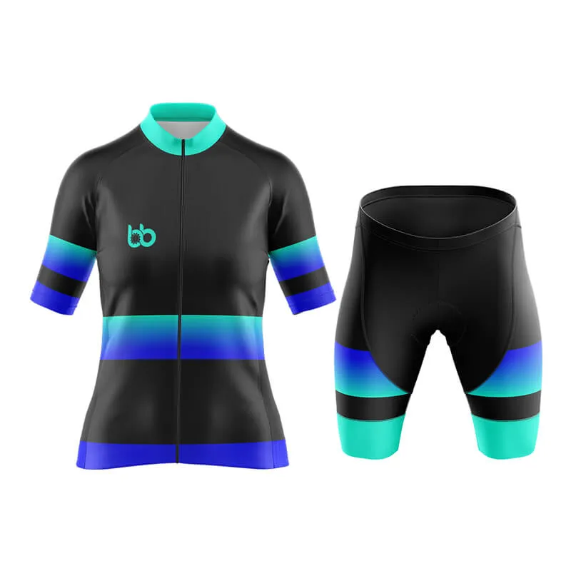 BB Gradient Aero Cycling Kit (Blue-Teal)