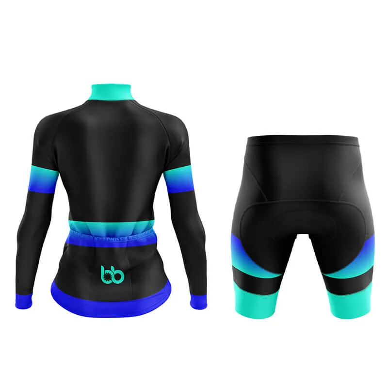 BB Gradient Aero Cycling Kit (Blue-Teal)