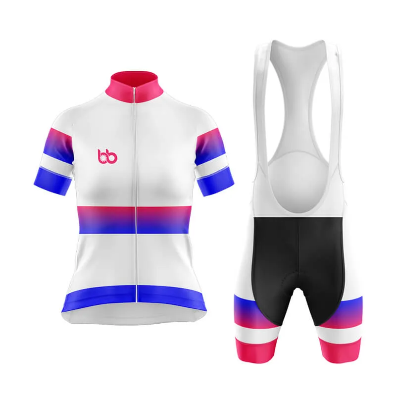 BB Gradient Club Cycling Kit (Pink-Blue)