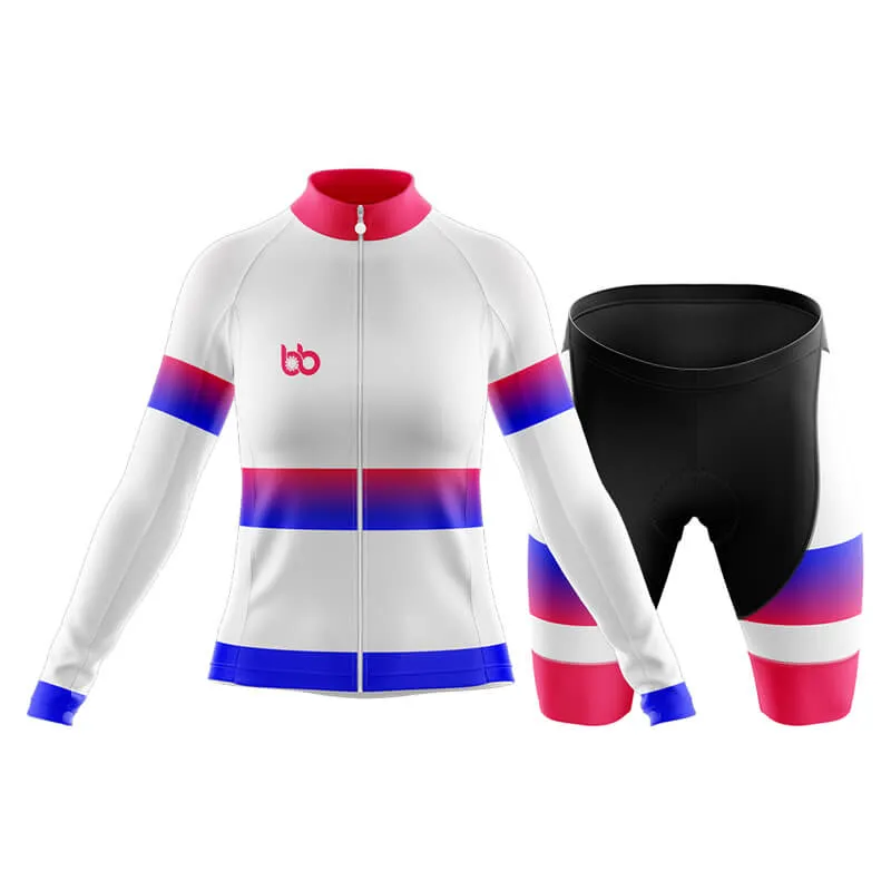 BB Gradient Club Cycling Kit (Pink-Blue)