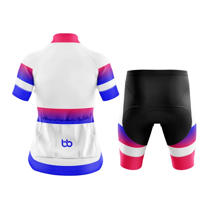 BB Gradient Club Cycling Kit (Pink-Blue)