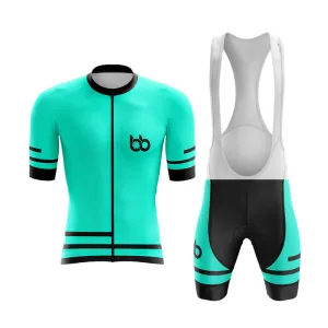 Bicycle Booth Outline (Teal) Aero Cycling Kit