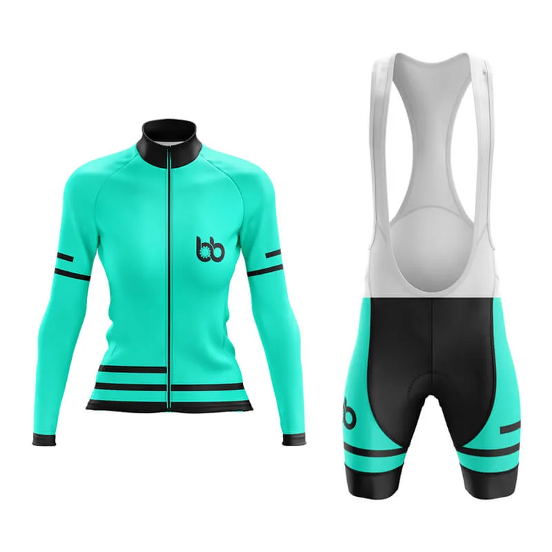 Bicycle Booth Outline (Teal) Aero Cycling Kit