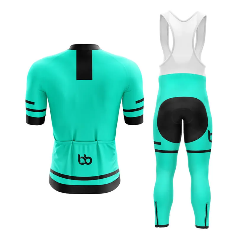 Bicycle Booth Outline (Teal) Aero Cycling Kit