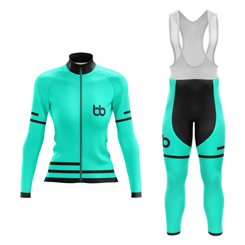 Bicycle Booth Outline (Teal) Aero Cycling Kit