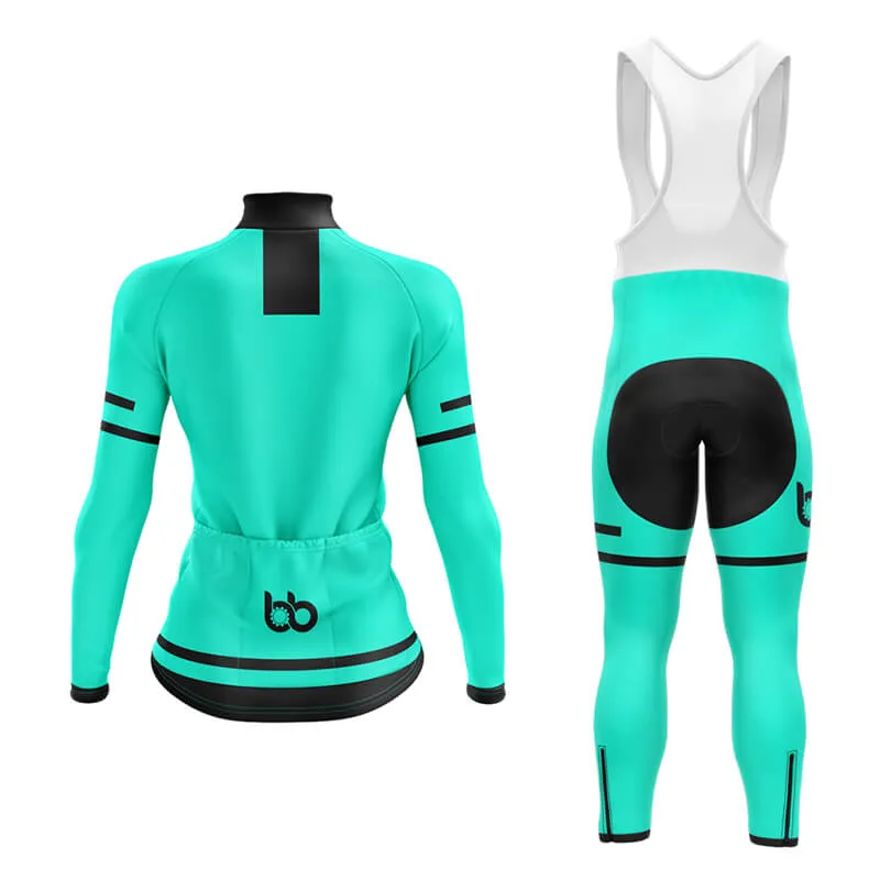 Bicycle Booth Outline (Teal) Aero Cycling Kit