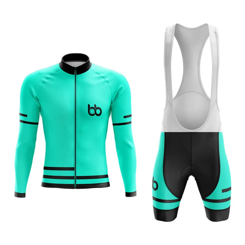 Bicycle Booth Outline (Teal) Aero Cycling Kit