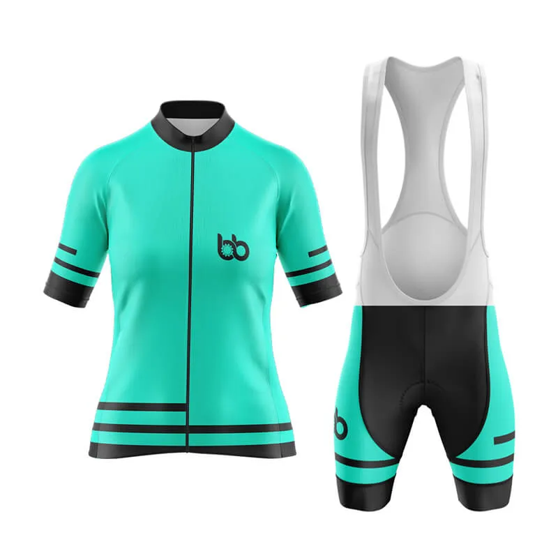 Bicycle Booth Outline (Teal) Aero Cycling Kit