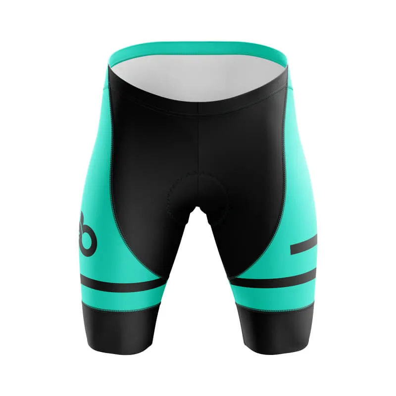 Bicycle Booth Outline (Teal) Shorts & Pants