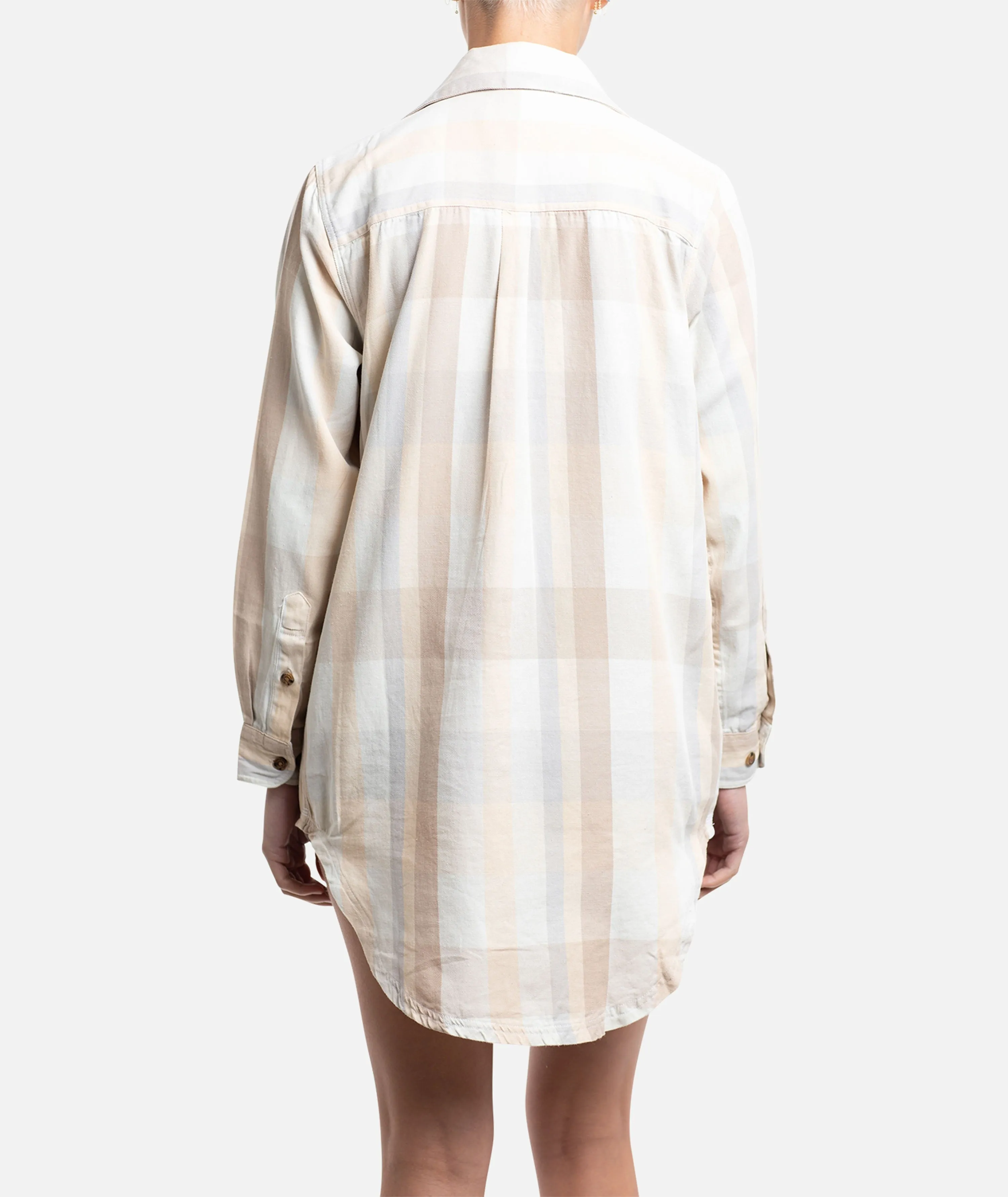 Bonita Flannel Dress - Sand