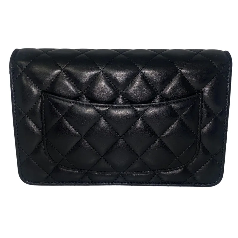 Chanel Matelasse Lambskin Wallet On Chain