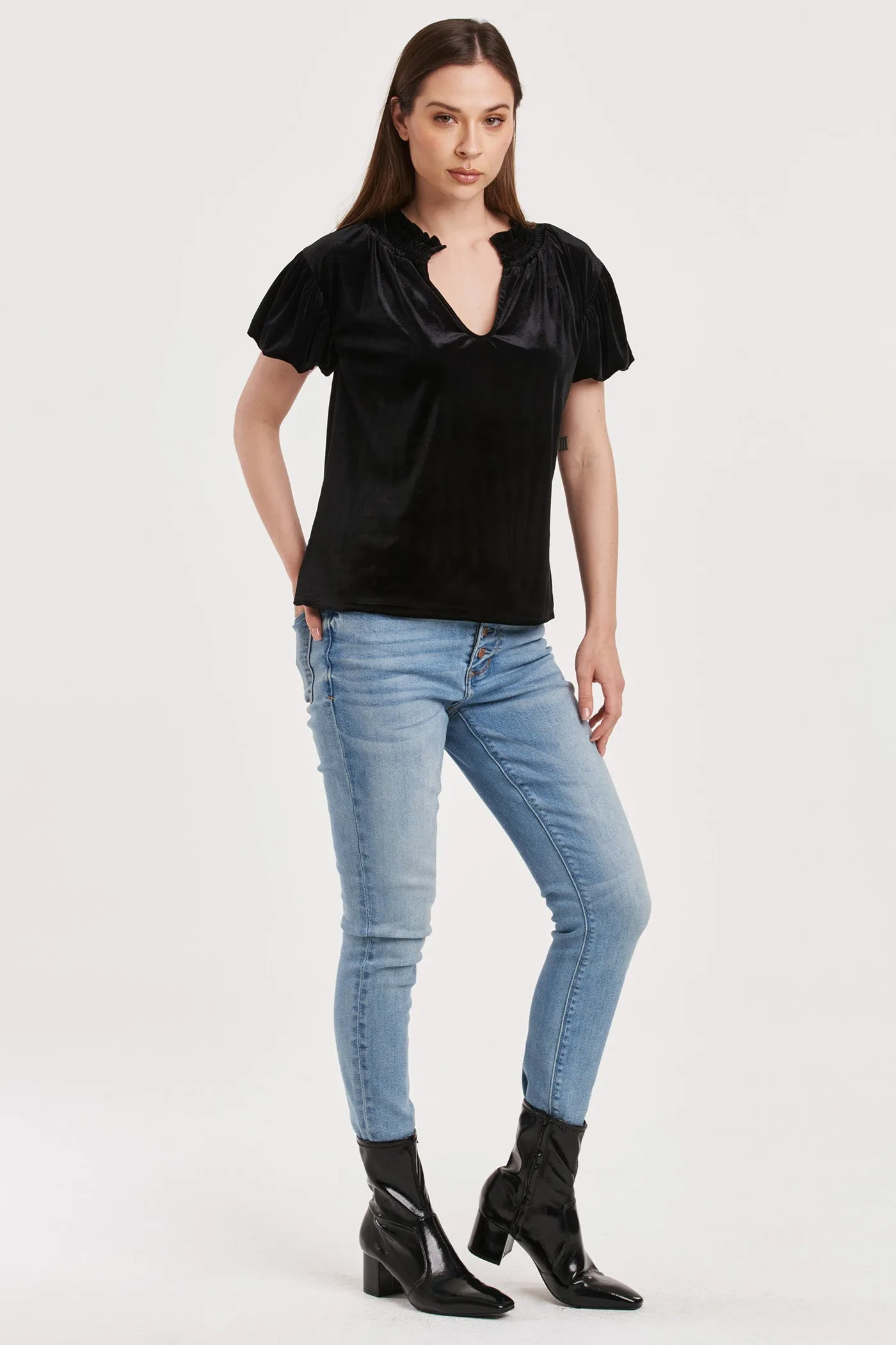 Eira Velvet Top