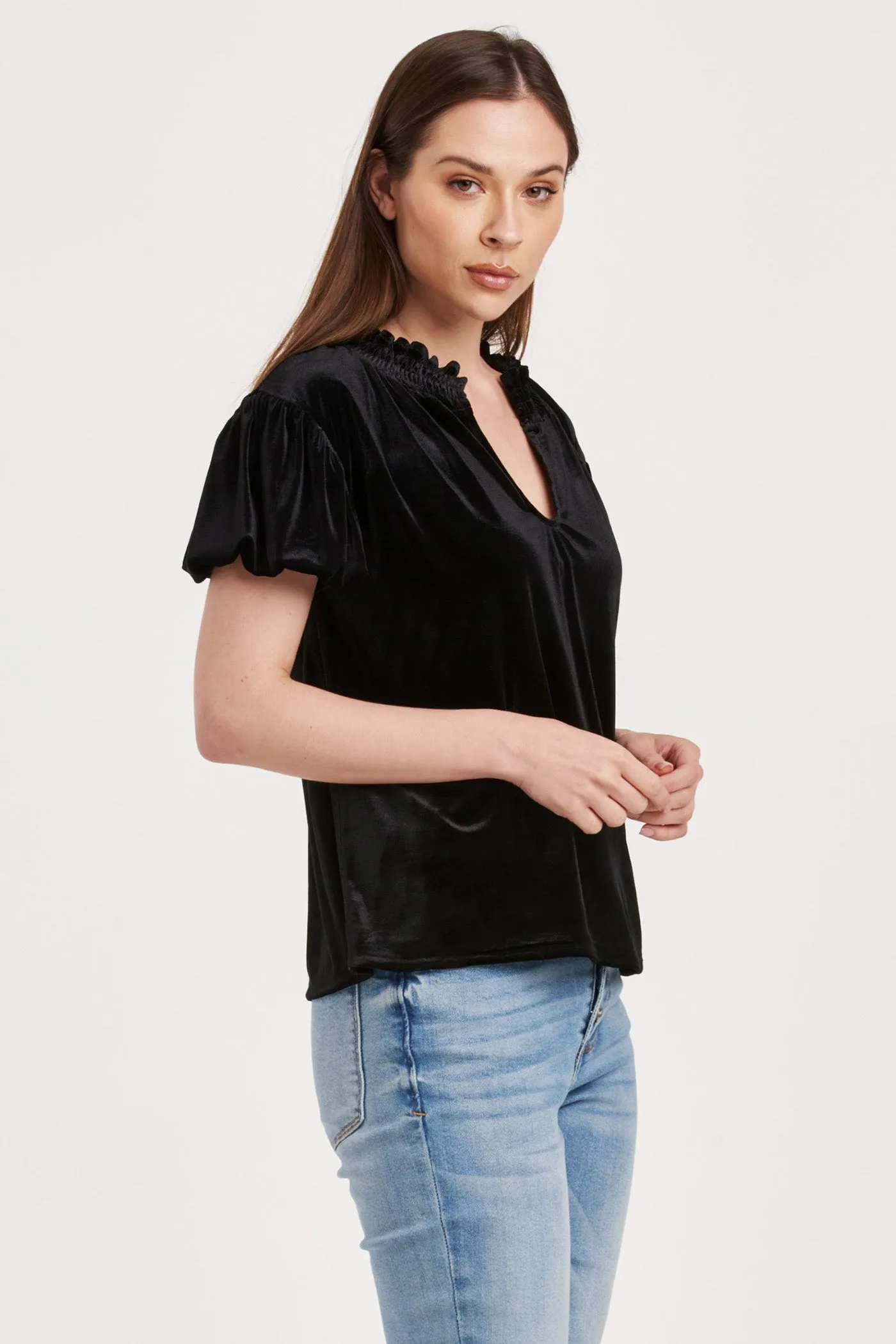 Eira Velvet Top