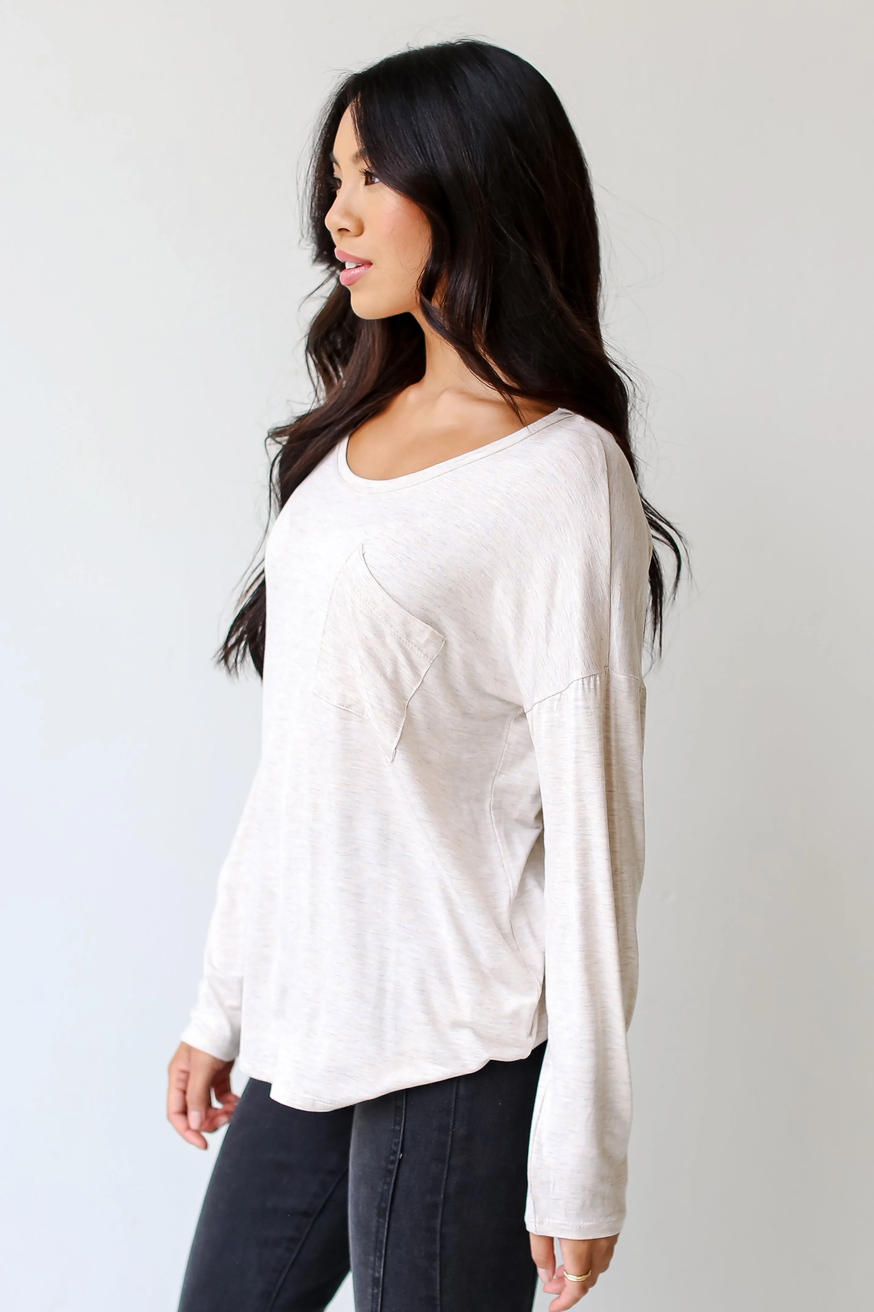 FINAL SALE - Comfortable Cutie Everyday Pocket Tee