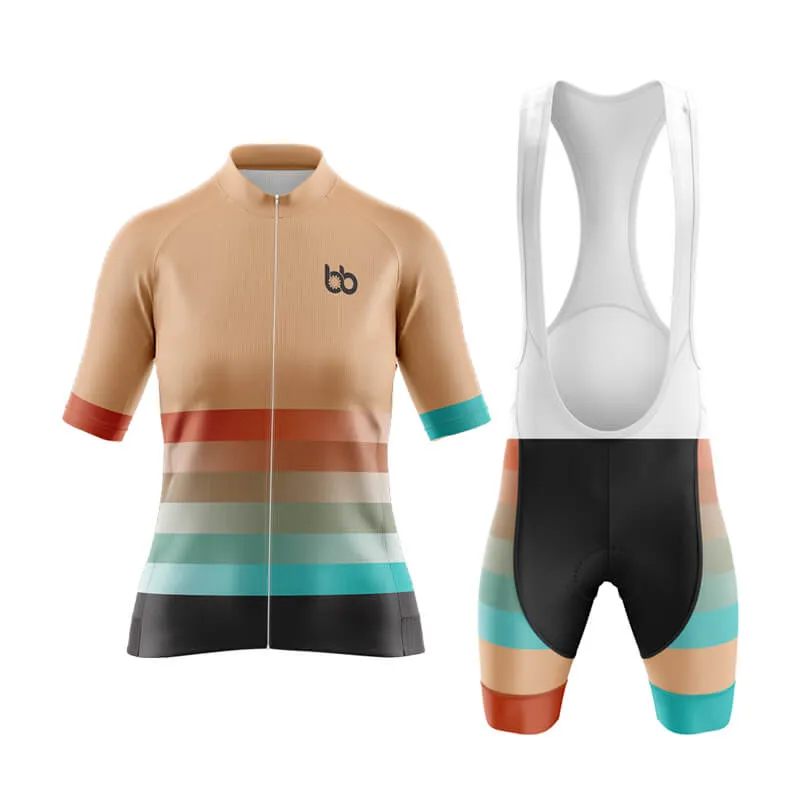 Gradient Frequency Aero Cycling Kit (Beige-Orange-Teal)