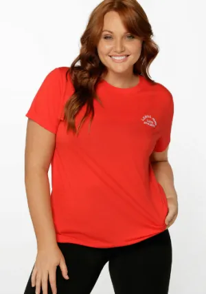 Lorna Jane Lotus T-Shirt - Hot Tomato