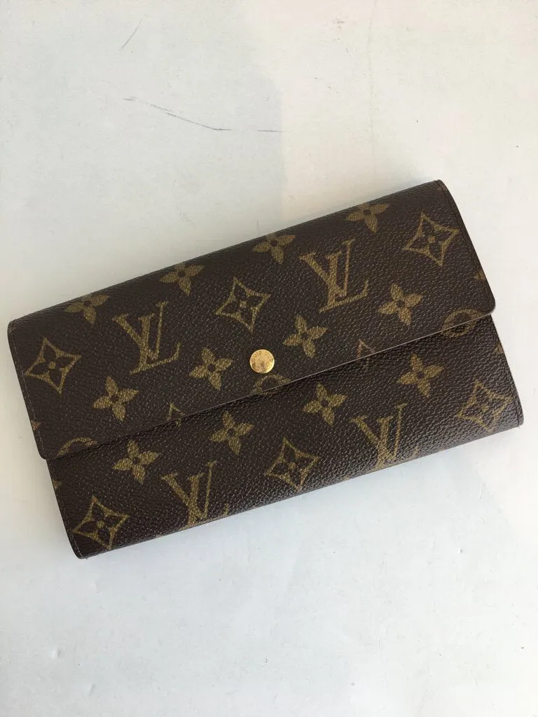 Louis Vuitton Monogram Porte Monnaie Trsor Wallet