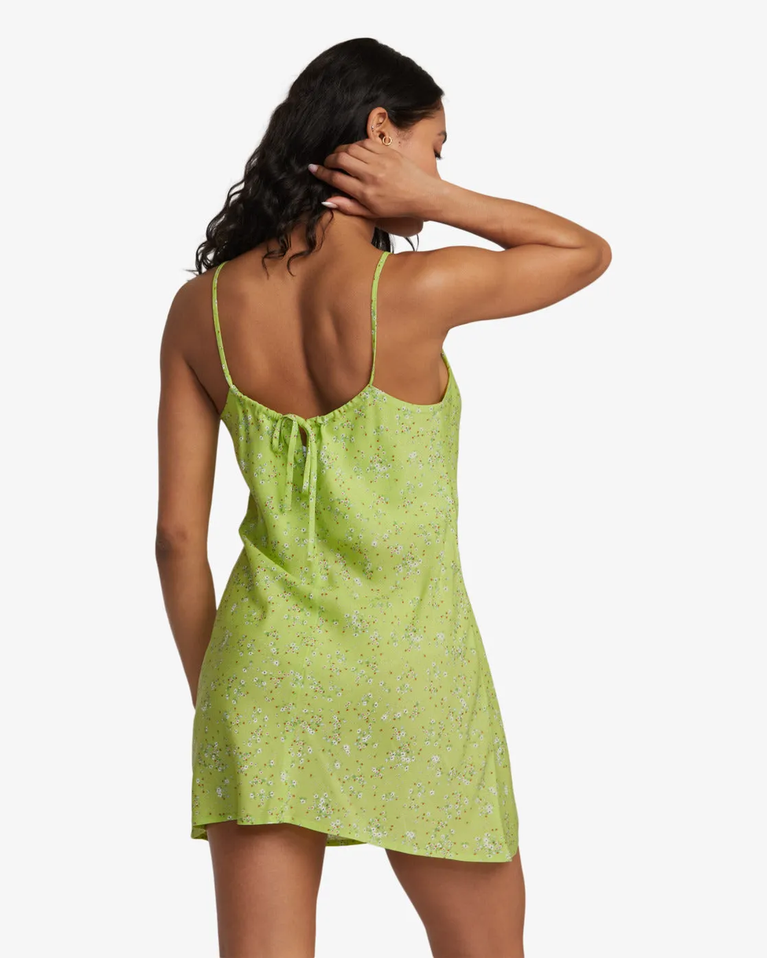 Macarthur Midi Dress - Neon Green