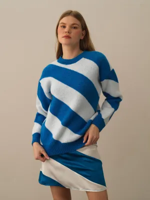 Maia Striped Oversized Sweater