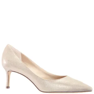 NINA60-TAUPE REFLECTIVE SUEDETTE