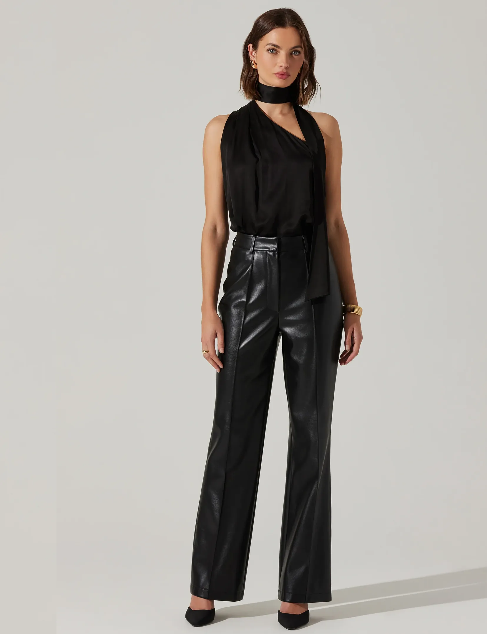 Partia Asymmetrical Top, Black