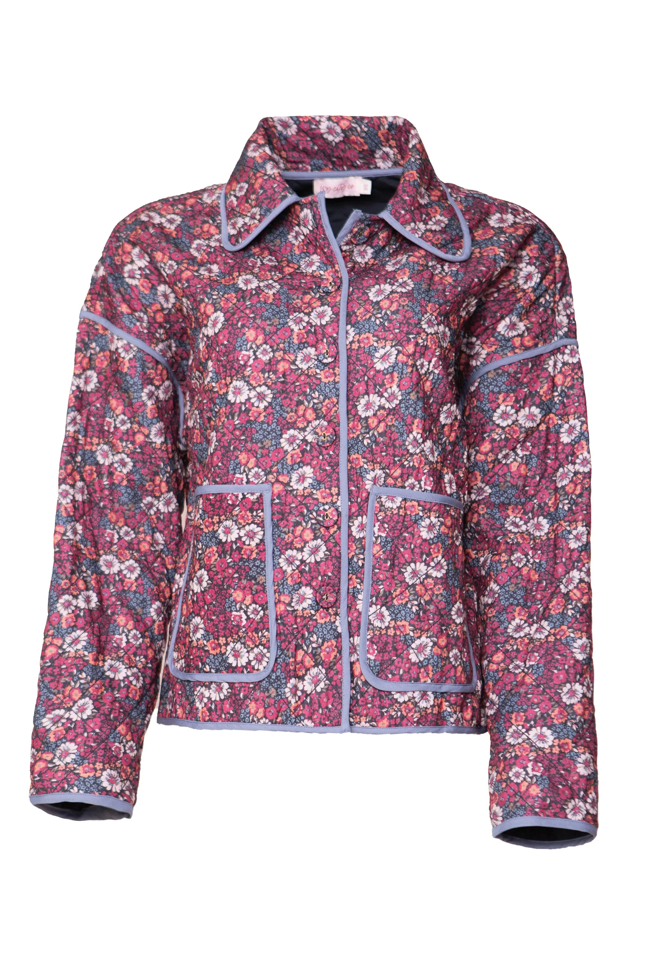 Raquel Quilted Jacket in Floral - FINAL SALE