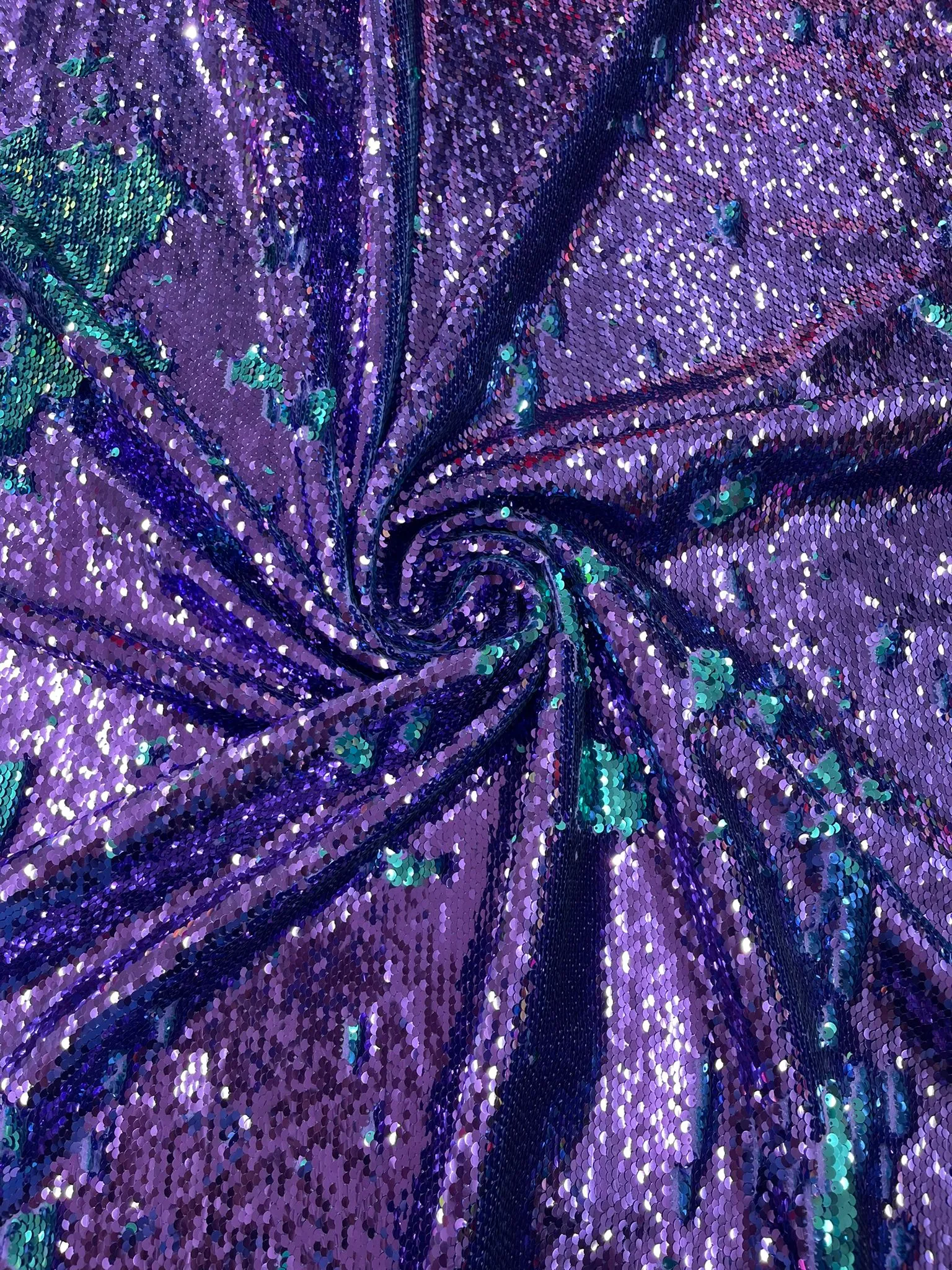 REVERSIBLE SEQUIN FABRIC (By The Yard)