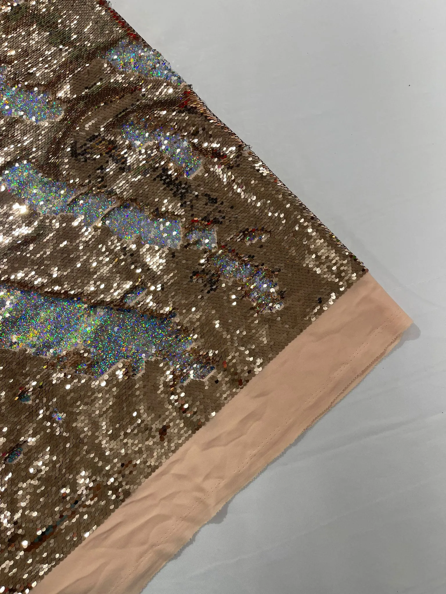 REVERSIBLE SEQUIN FABRIC (By The Yard)