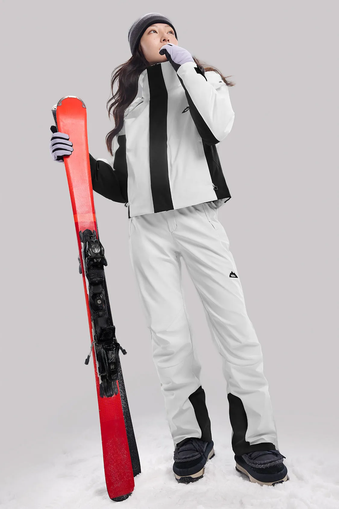 SnowShieldPro - Women's Water-Repellent Down Ski Set