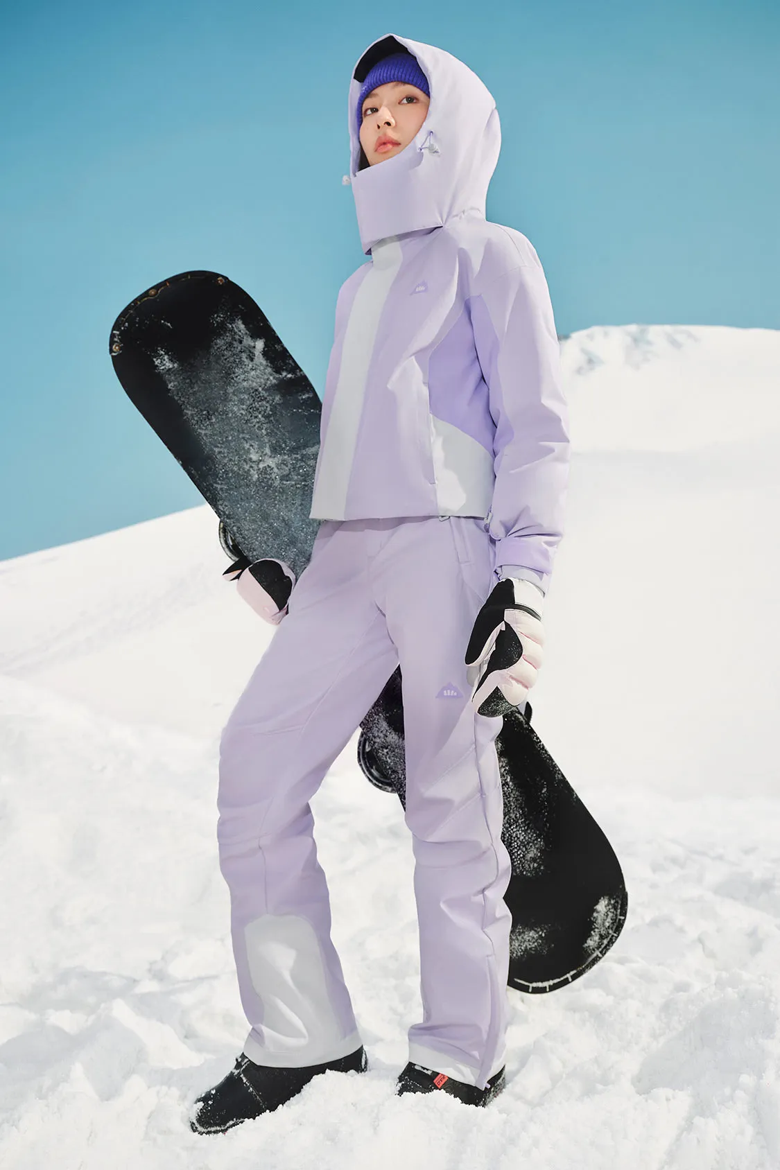 SnowShieldPro - Women's Water-Repellent Down Ski Set