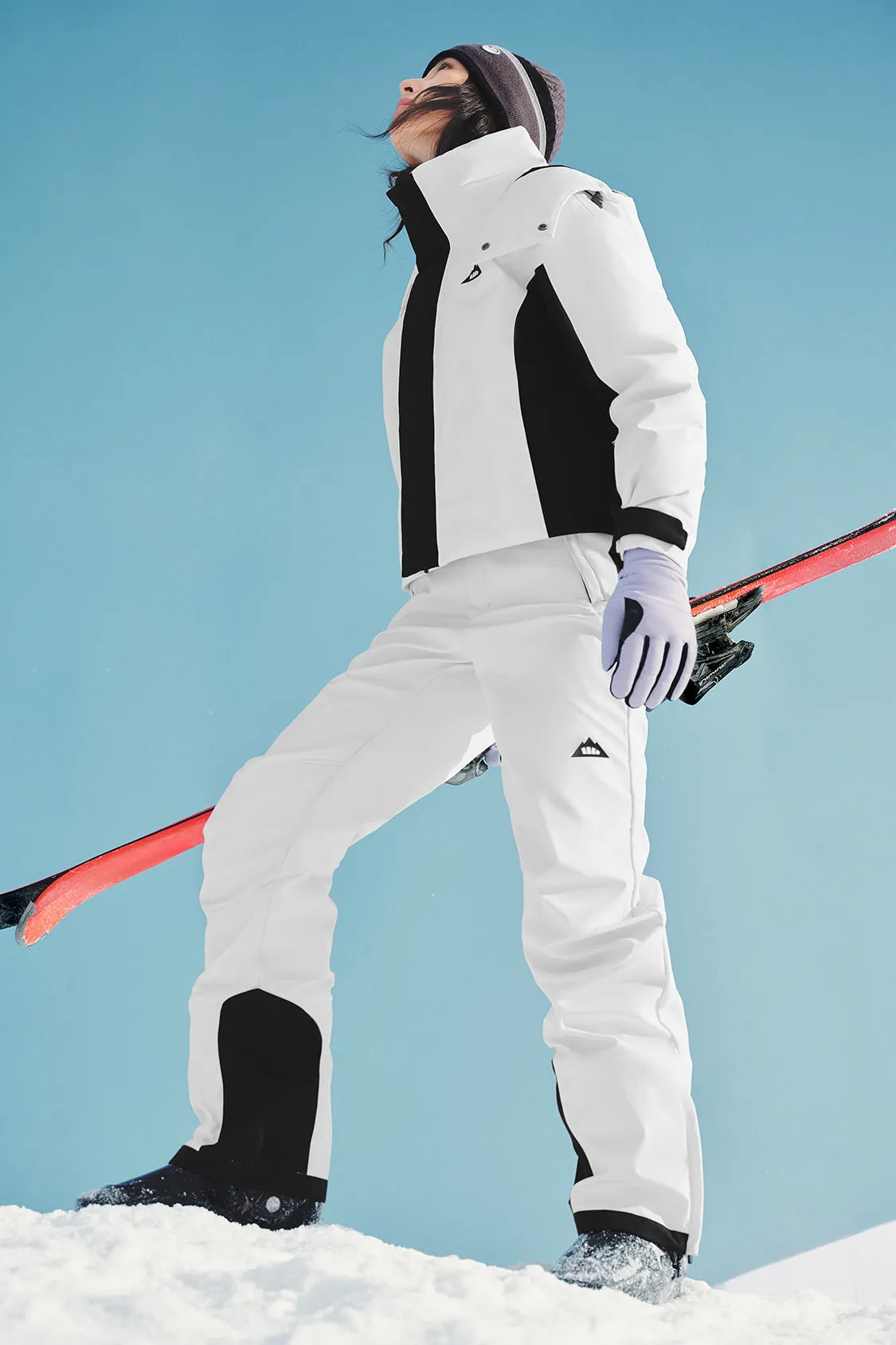 SnowShieldPro - Women's Water-Repellent Down Ski Set