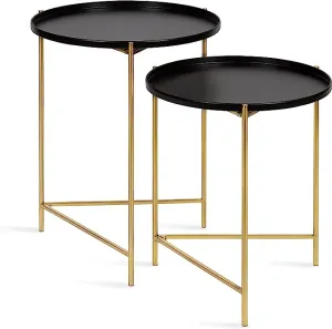 Sophisticated Glam End Table Large