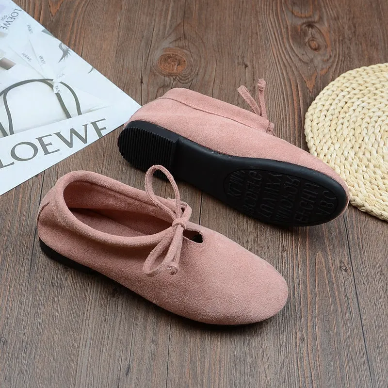 Spring Comfortable Suede Women's Flats