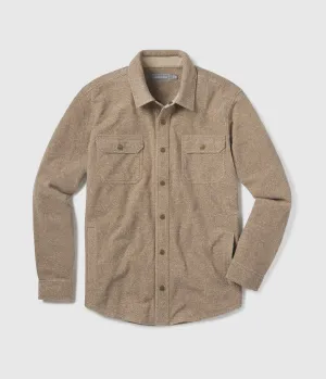 Stretch Twill Shacket - Mojave