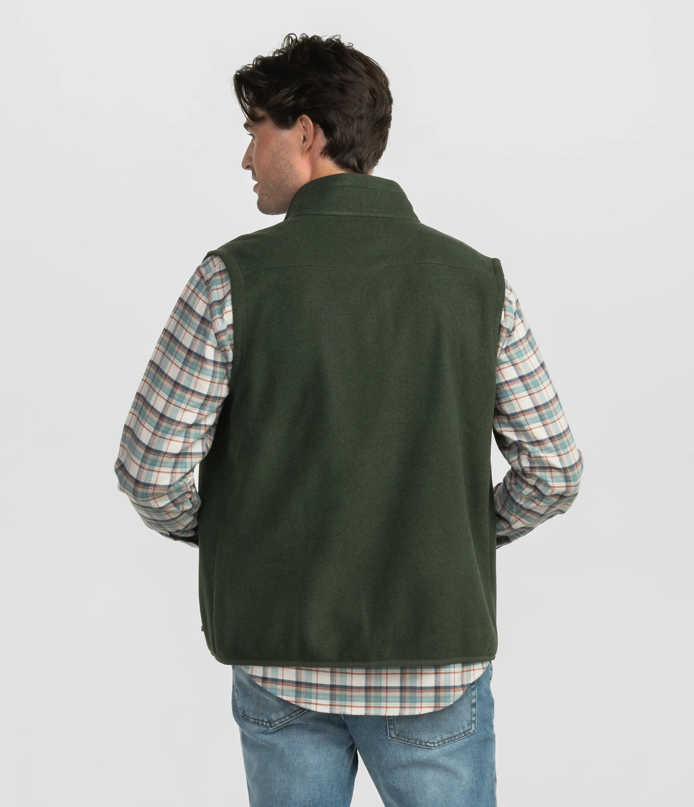 Stretch Twill Vest - Upland Olive